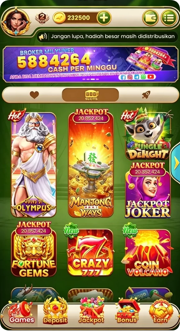 Aplikasi rajapola Resmi dan Terpercaya di Android screenshot 1